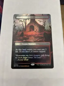 MTG Blood Crypt (Borderless) Lorwyn Eclipsed Foil ECL 0349 NM - Image 1
