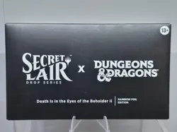 MTG D&D Secret Lair Death Is In The Eye Of The Beholder II RAINBOW FOIL - Image 1