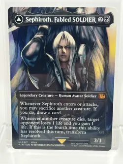 Sephiroth, Fabled SOLDIER (0317) (Borderless) Final Fantasy Regular - Image 1