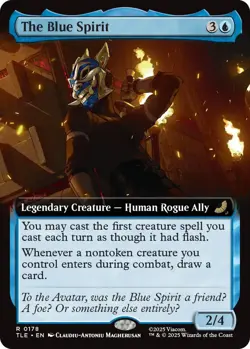 x1 The Blue Spirit - Foil - Extended Art R MTG Avatar: The Last Airbender: Etern - Image 1