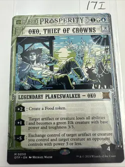 Oko, Thief of Crowns #50 (NM) Outlaws of Thunder Junction OTP Magic MTG - Image 2
