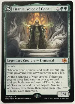 MTG Titania, Voice of Gaea-The Brothers' War NM-M - Image 1