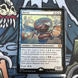 Deceit NM-Mint, English Lorwyn Eclipsed MTG Magic ECL 0212 Mythic - Image 1