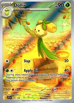 Pokemon TCG Dolliv 200/198 SV01: Scarlet & Violet Base Set Holo IR NM (SKU 1-2) - Image 1