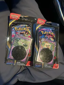 Pokemon TCG: Phantasmal Flames Single Pack Blister Set - Cottonee & Whimsicott - Image 1