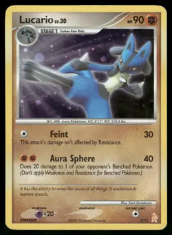 Lucario #3/11 Pokemon DP Trainer Kit: Manaphy & Lucario HOLO MP - Image 1