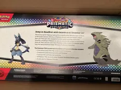 2025 Pokemon Scarlet & Violet Prismatic Evolutions Lucario & Tyranitar Sams Club - Image 5