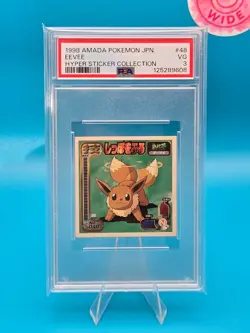 PSA 3 - 1998 AMADA POKEMON JAPANESE HYPER STICKER COLLECTION 48 EEVEE - Image 1