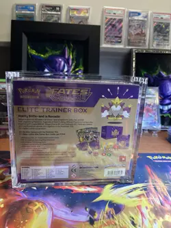 Pokemon XY Fates Collide Elite Trainer Box Factory Sealed New W/ Acrylic Case 820650801235 - Image 2