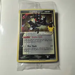 POKEMON SEALED GRENINJA GOLD STAR SWSH144 CELEBRATIONS STAMPED PROMO - Image 1