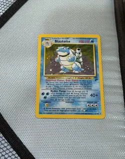 Blastoise Base Set 2 2/130 Holo Pokemon LP Condition - Image 1
