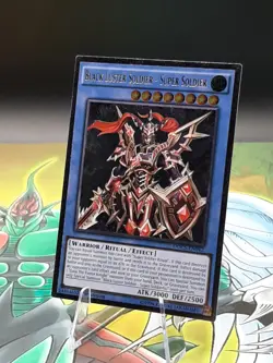 Yu-Gi-Oh Black Luster Soldier - Super Soldier DOCS-EN042 Ultimate Rare 1st Ed NM - Image 3
