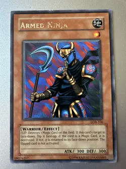 Yu-Gi-Oh The Legend of Blue Eyes White Dragon Armed Ninja #LOB-106 LP - Image 1