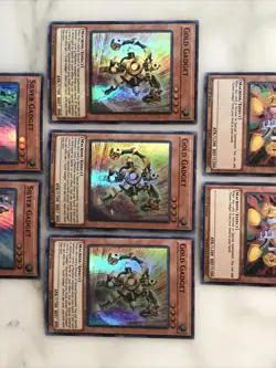 Yu-Gi-Oh! “GREEN,RED,YELLOW,GOLD and SILVER GADGETS” 3ea. Lot of 18 NM - Image 5