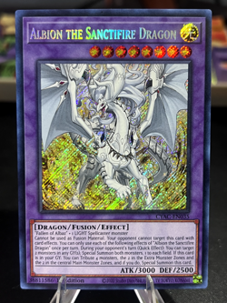 Albion the Sanctifire Dragon CYAC-EN035 - Secret Rare 1st Edition NM (Yu-Gi-Oh) - Image 3