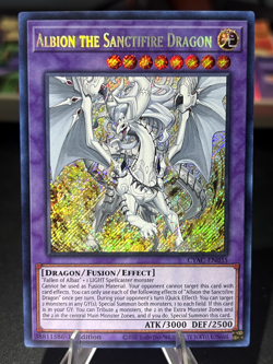 Albion the Sanctifire Dragon CYAC-EN035 - Secret Rare 1st Edition NM (Yu-Gi-Oh) - Image 4