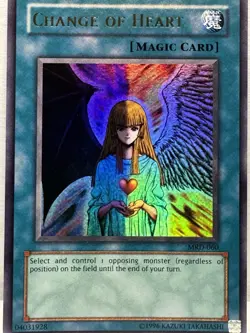 Yu-Gi-Oh! TCG Change of Heart Metal Raiders MRD-E060 Unlimited Ultra Rare - Image 3