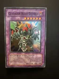 LODT-EN044 YuGiOh! Gladiator Beast Gyzarus Unlimited Near Mint Super Rare - Image 1