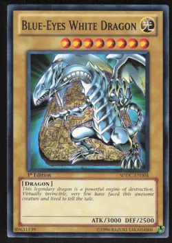 Yu-Gi-Oh Dragons Collide Structure Deck #SDCC-EN004 Blue-Eyes White Dragon LP - Image 1