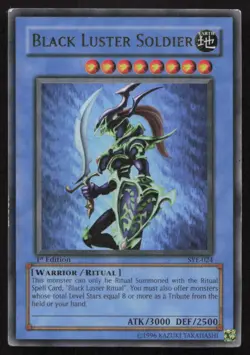 Yu-Gi-Oh TCG Yugi Evolution #SYE-024 Black Luster Soldier UR - Image 1