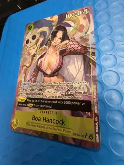 Boa Hancock Alt Art OP14-112 SR The Azure Sea’s Seven English One Piece TCG NM - Image 3