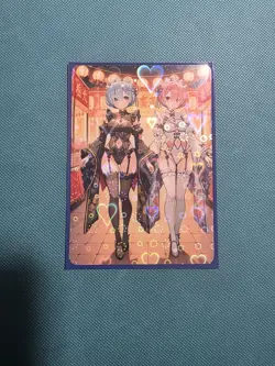 Beautiful Waifu Card -Rem/Ram-Goddess ACG Custom DIY Fan Art Card - Image 1