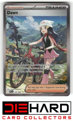 Dawn 129/094 ME02: Phantasmal Flames Special Illustration Rare Pokemon Card - Image 1