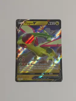 Flygon V - 106/172 - Pokemon Brilliant Stars Sword & Shield Ultra Rare Card NM - Image 1