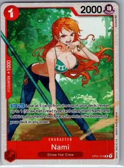 Nami - (Ultra Deck: The Three Captains) OP01-016 SR - One Piece Card - NM - Image 1