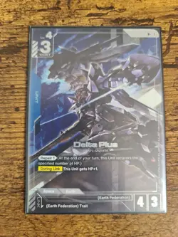 Delta Plus - GD01-006 - R+ Alternate Art - Gundam Card Game TCG - Image 1