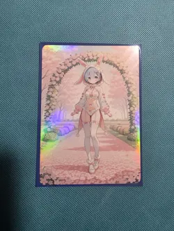 Beautiful Waifu Card -Rem-Goddess ACG Custom DIY Fan Art Card - Image 1