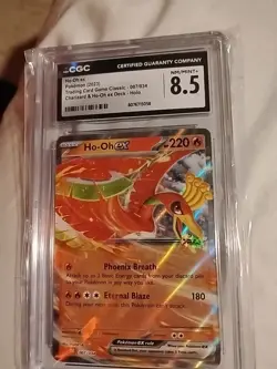Pokemon TCG Classic Collection Ho-Oh ex Card AGS 8.5 - Image 1