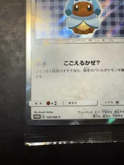 Sealed Pokemon Cards Glaceon Poncho-wearing Eevee TD 143/SM-P PROMO Japanese - Image 3