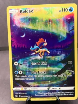Pokemon TCG Keldeo Crown Zenith Galarian Gallery Holo Rare Card GG07/GG70 NM/M - Image 1