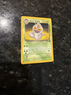 DARK ARBOK W Stamp Pokemon Card Promo - Team Rocket 19/82 NM Excellent condition - Image 2