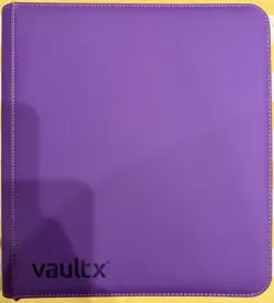 Vault x Pokemon SV1 12 Pocket, 480 Cards, Zip Binder Partially Filled Used - Image 1