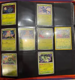 Vault x Pokemon SV1 12 Pocket, 480 Cards, Zip Binder Partially Filled Used - Image 4