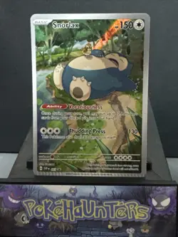 Pokemon Card Snorlax SVP EN 051 Scarlet & Violet 151 Promo Holo Crimp Error NM - Image 1