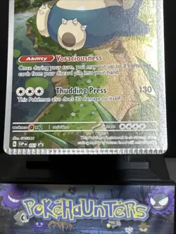 Pokemon Card Snorlax SVP EN 051 Scarlet & Violet 151 Promo Holo Crimp Error NM - Image 4