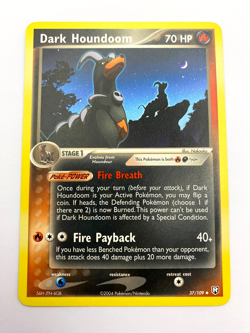 Pokemon Card - Dark Houndoom 37/109 EX Team Rocket Returns *EX* Uncommon - Image 1