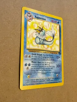 Vaporeon 28/64 Jungle Regular Pokemon card in Near Mint Pristine condition - Image 2