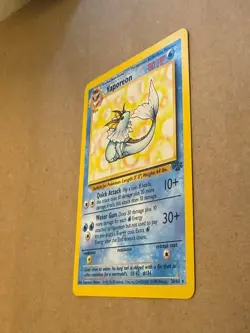 Vaporeon 28/64 Jungle Regular Pokemon card in Near Mint Pristine condition - Image 3