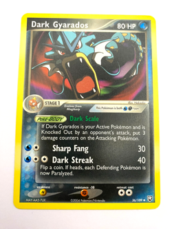 Pokemon Card - Dark Gyarados 36/109 EX Team Rocket Returns *EX* Uncommon - Image 1