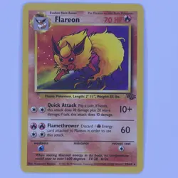 Pokemon TCG Card Flareon 19/64 Jungle Set Non-Holo Rare WOTC Vintage - Image 1