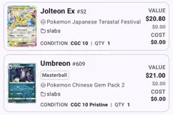 All 16 graded Slabs Lot Pokemon TCG Cards - Image 4