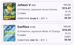 All 16 graded Slabs Lot Pokemon TCG Cards - Image 5