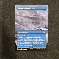 Otawara, Soaring City (Borderless) Kamigawa: Neon Dynasty Regular - Image 1