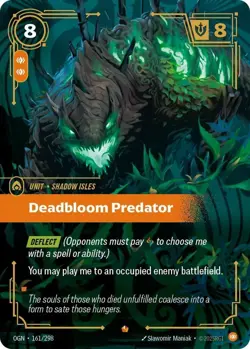 Deadbloom Predator - Riftbound Origins - OGN 161/298 - ENGLISH - FOIL - Image 1