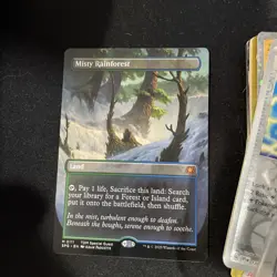Magic The Gathering MTG - Misty Rainforest (Borderless) - Special Guests / TDM - Image 1