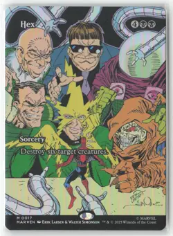 Hex (Borderless) M Marvel Universe Eternal-Legal 17 NM Foil - Image 1